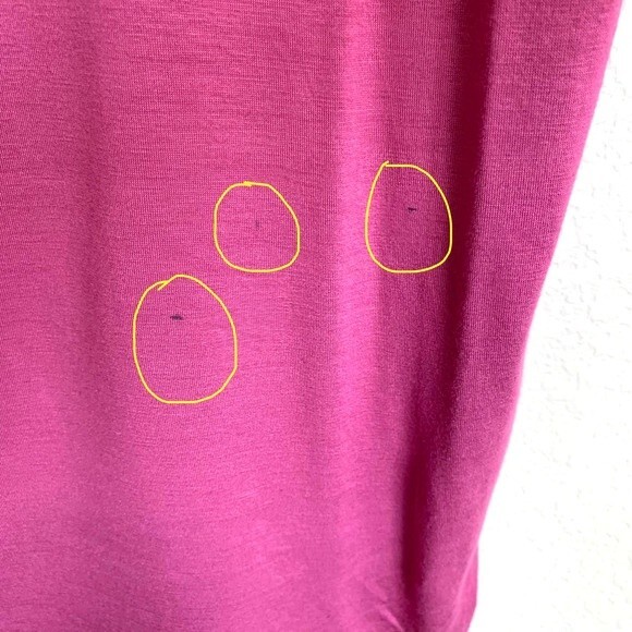 Show me your Mu-Mu pink top magenta short sleeve top size XL boho - Picture 3 of 13